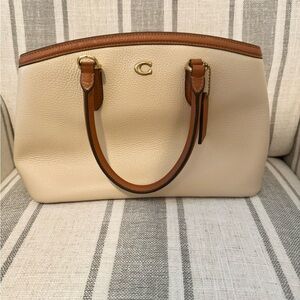 Authentic COACH Legacy Leather Carryall 28 B4/IVORY